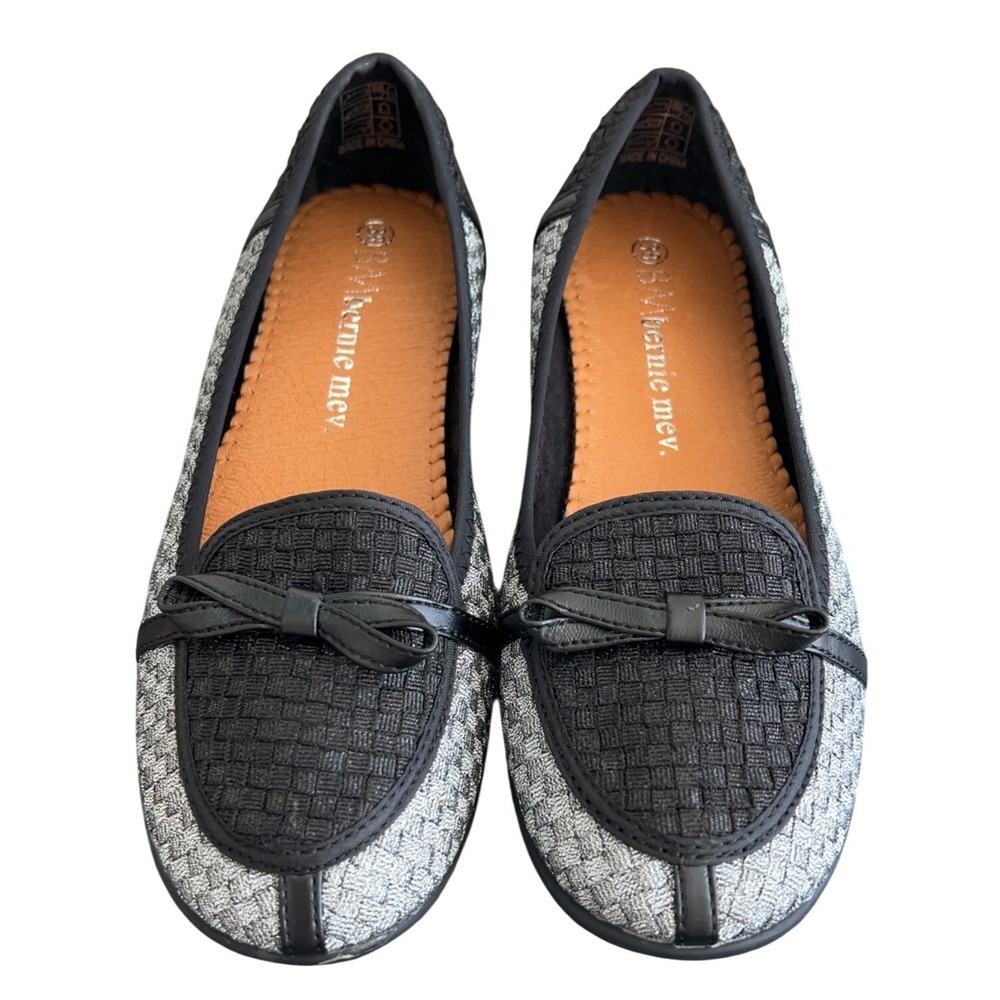 Bernie Mev ballet flat loafer with bow | SZ: 38 EU 7 US